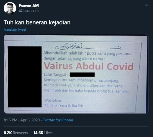 Nama unik kreatif © berbagai sumber