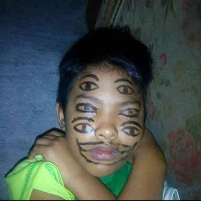 lagi tidur malah kena apes nih © Instagram