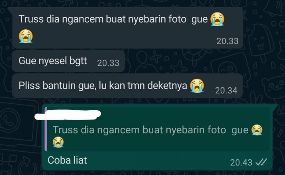 chat curhat putus cinta ke sahabat © berbagai sumber