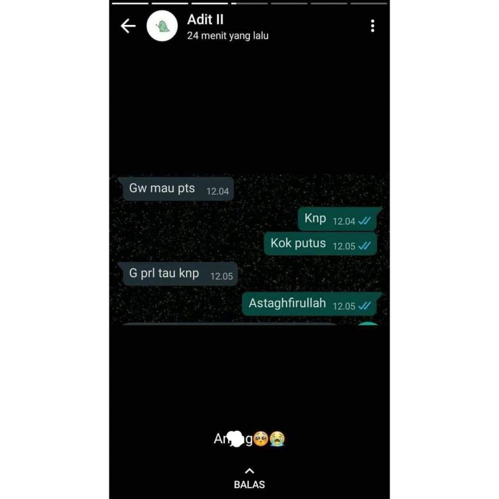 chat curhat putus cinta ke sahabat © berbagai sumber
