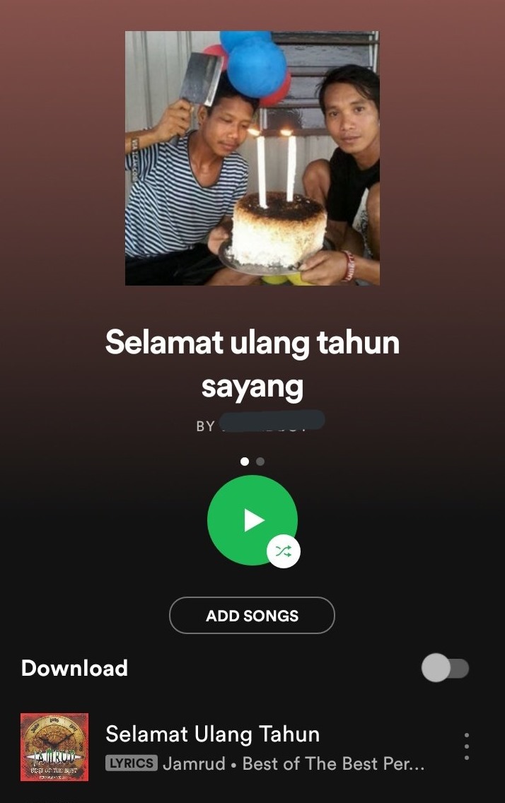 playlist musik absurd © Twitter playlist musik absurd © Twitter