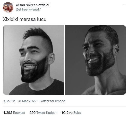 cuitan kocak teuku wisnu © Twitter