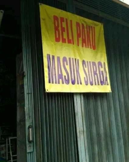 tulisan yang bikin jadi serba salah © berbagai sumber