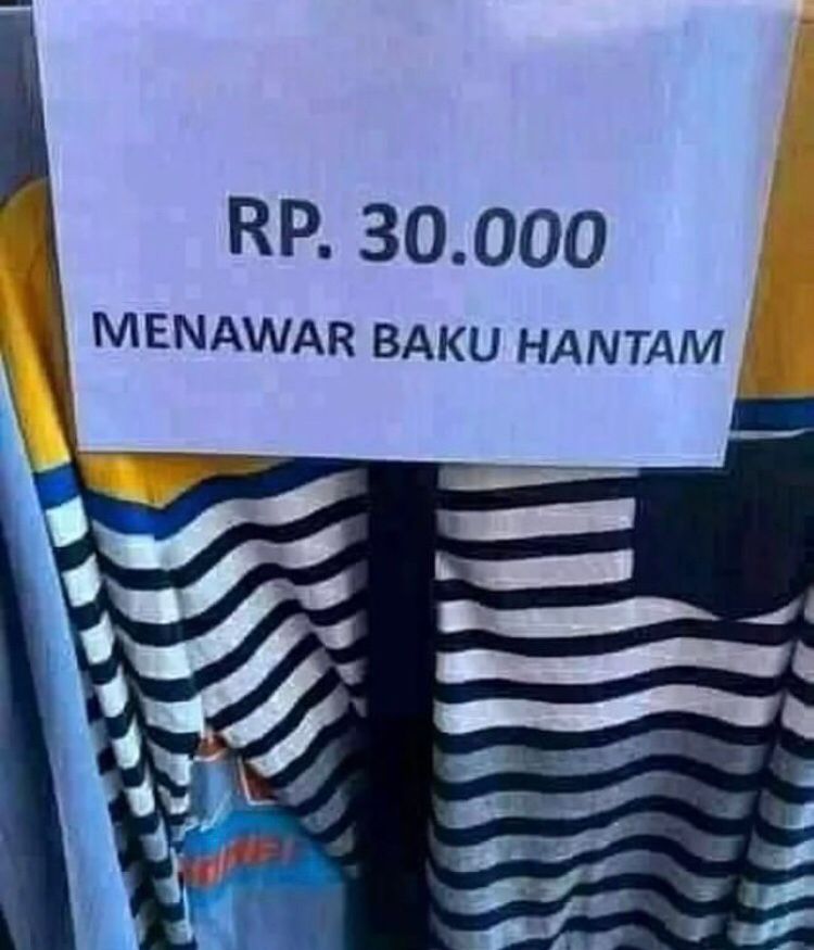 tulisan yang bikin jadi serba salah © berbagai sumber