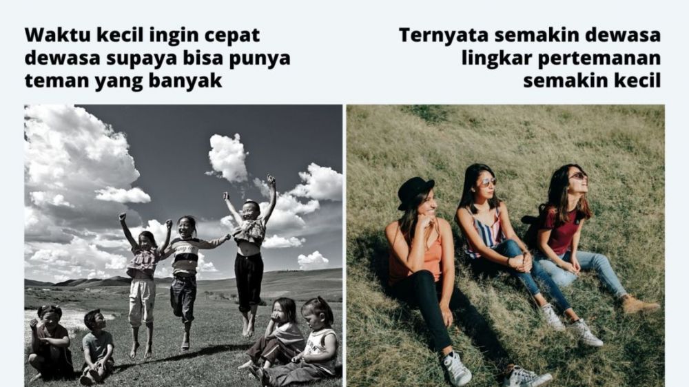 ekspektasi vs realita anak kecil saat dewasa © berbagai sumber