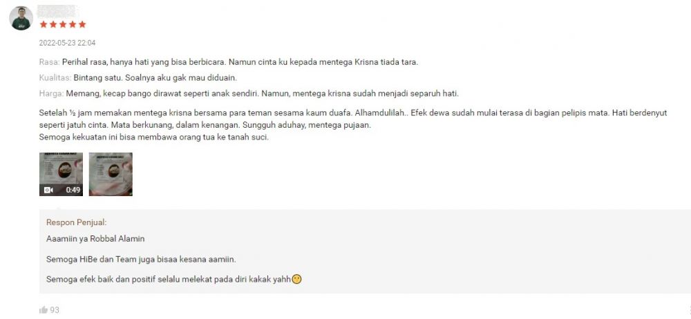 testimoni Vrindavan Berbagai sumber