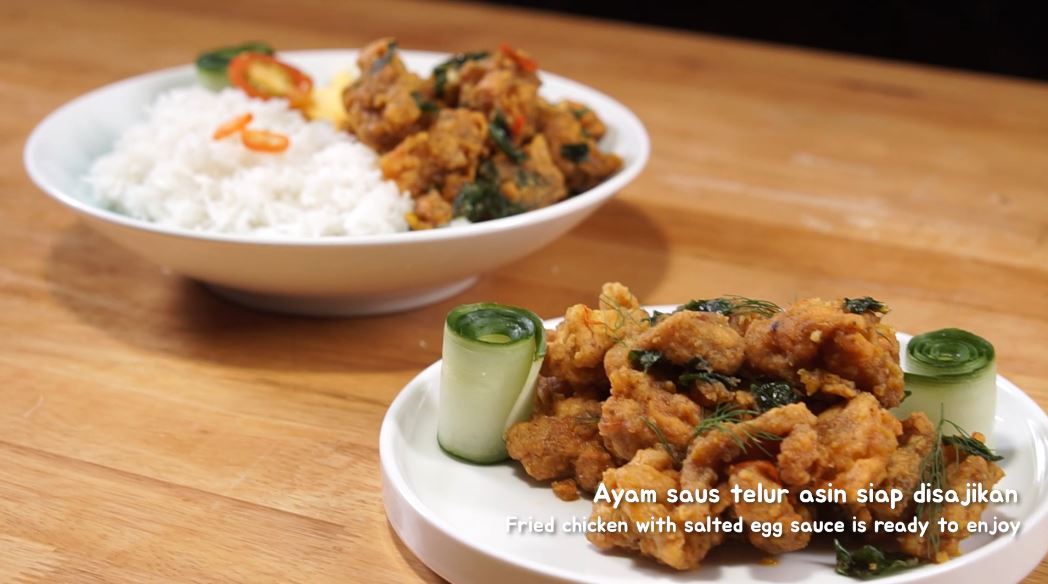 Ayam Goreng Saus Telur Asin