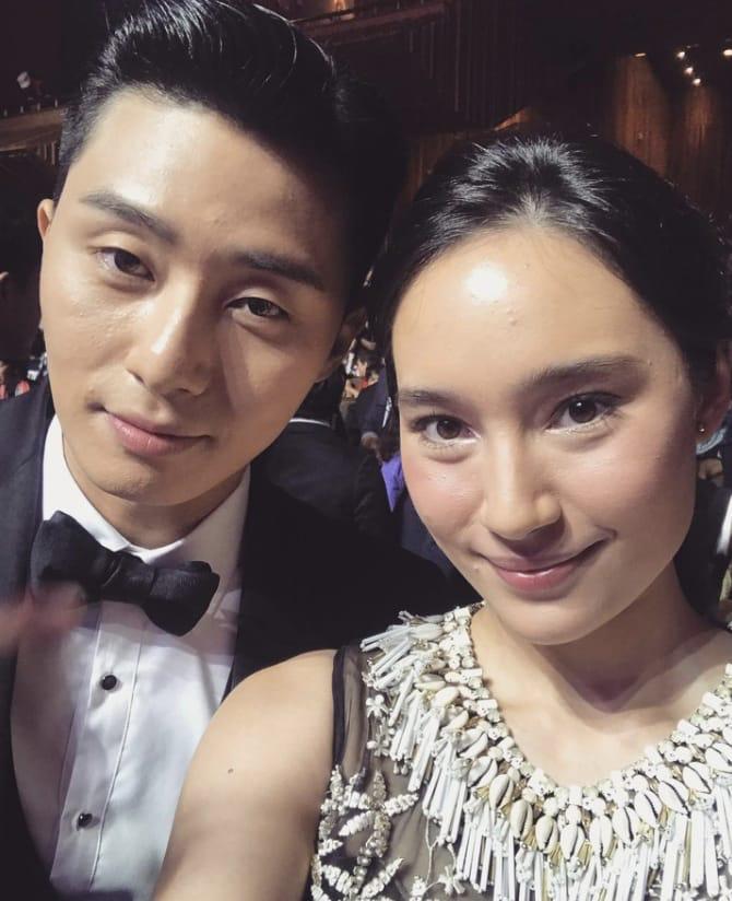 Momen seleb cantik bertemu artis Korea © berbagai sumber