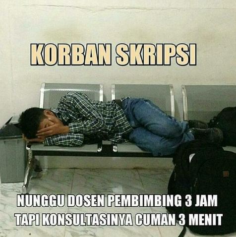 lika-liku mahasiswa semester tua © berbagai sumber