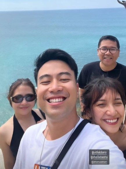 potret kebersamaan Prilly Latuconsina dan Iman Usman © Instagram