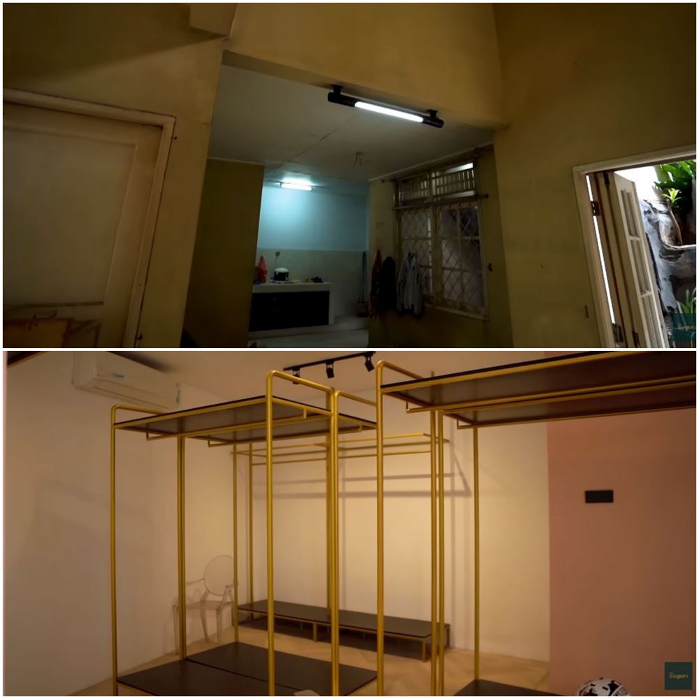 potret butik zaskia sebelum dan sesudah dibangun © YouTube