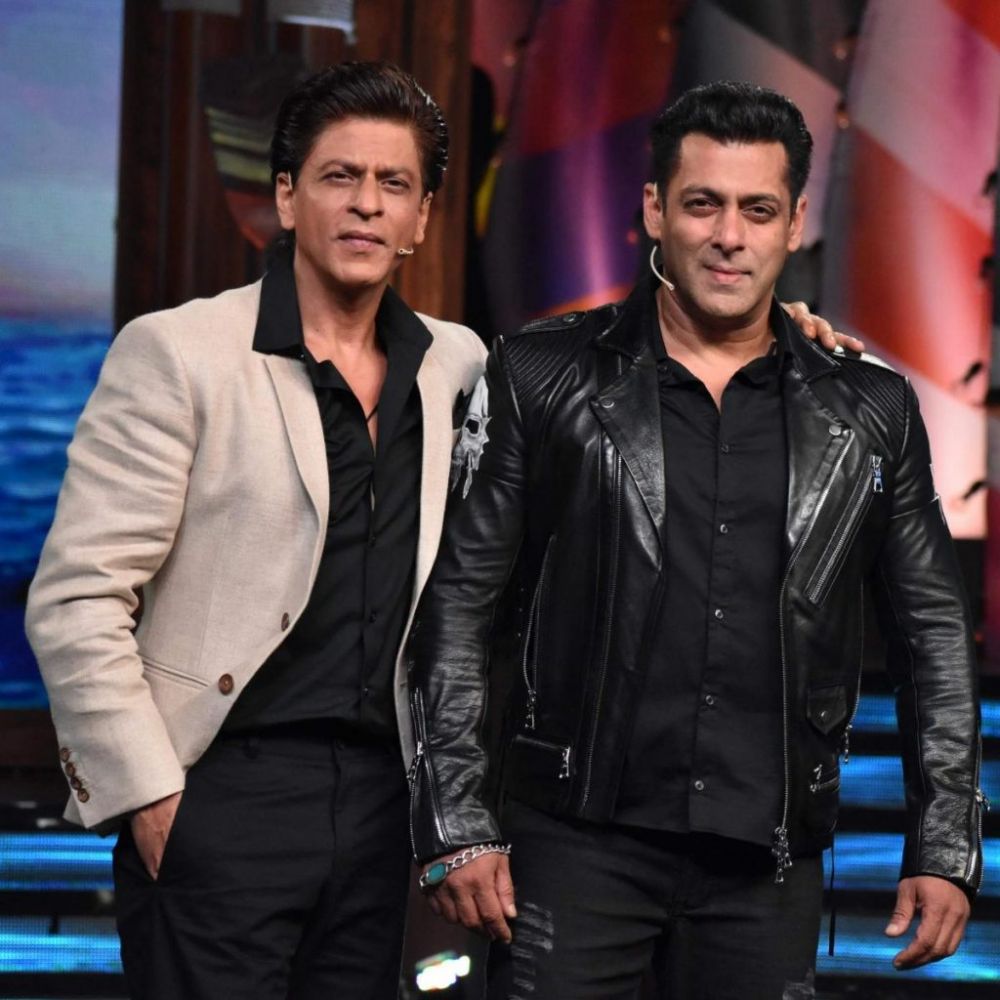 potret akrab Shah Rukh Khan dan Salman Khan © berbagai sumber