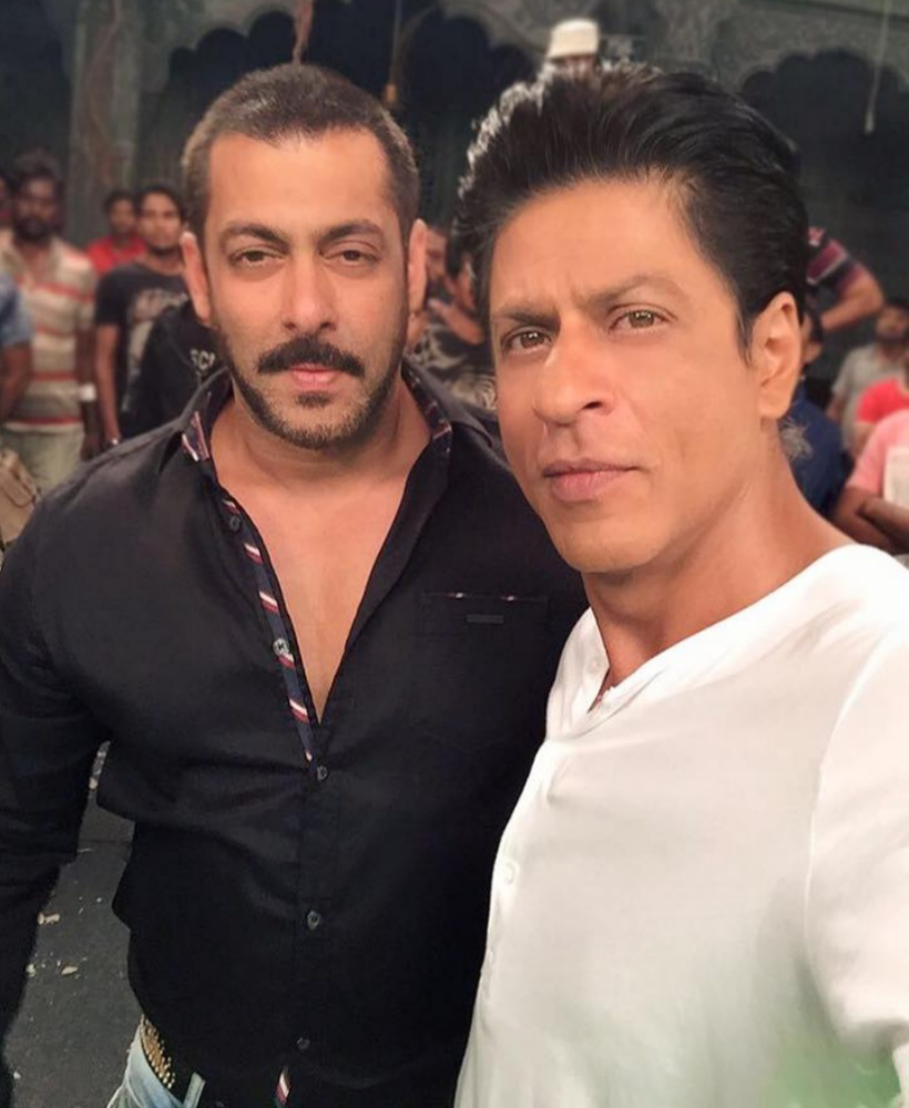 potret akrab Shah Rukh Khan dan Salman Khan © berbagai sumber