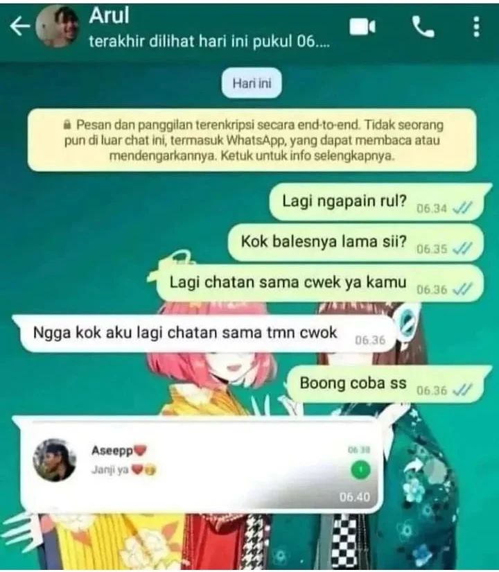 chat lucu dengan gebetan bikin nyesek © instagram chat lucu dengan gebetan bikin nyesek © instagram