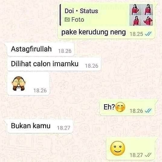 chat lucu dengan gebetan bikin nyesek © instagram chat lucu dengan gebetan bikin nyesek © instagram