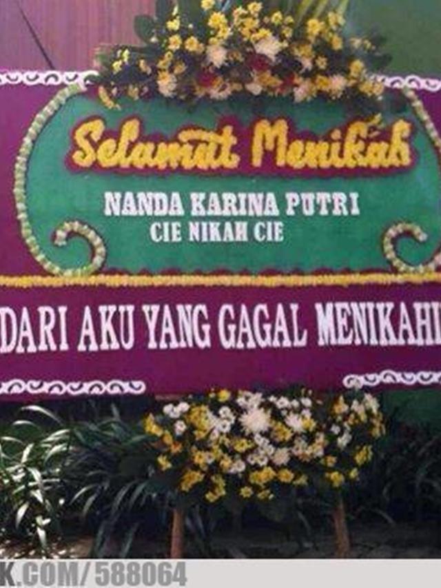 Potret nyeleneh ucapan pernikahan © berbagai sumber Potret nyeleneh ucapan pernikahan © berbagai sumber
