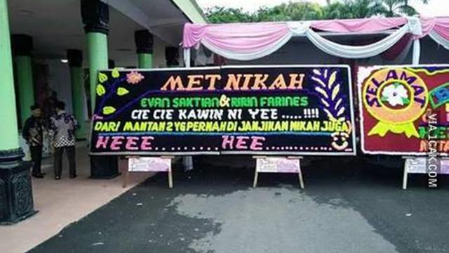 Potret nyeleneh ucapan pernikahan © berbagai sumber Potret nyeleneh ucapan pernikahan © berbagai sumber