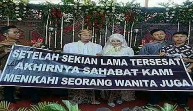 Potret nyeleneh ucapan pernikahan © berbagai sumber Potret nyeleneh ucapan pernikahan © berbagai sumber