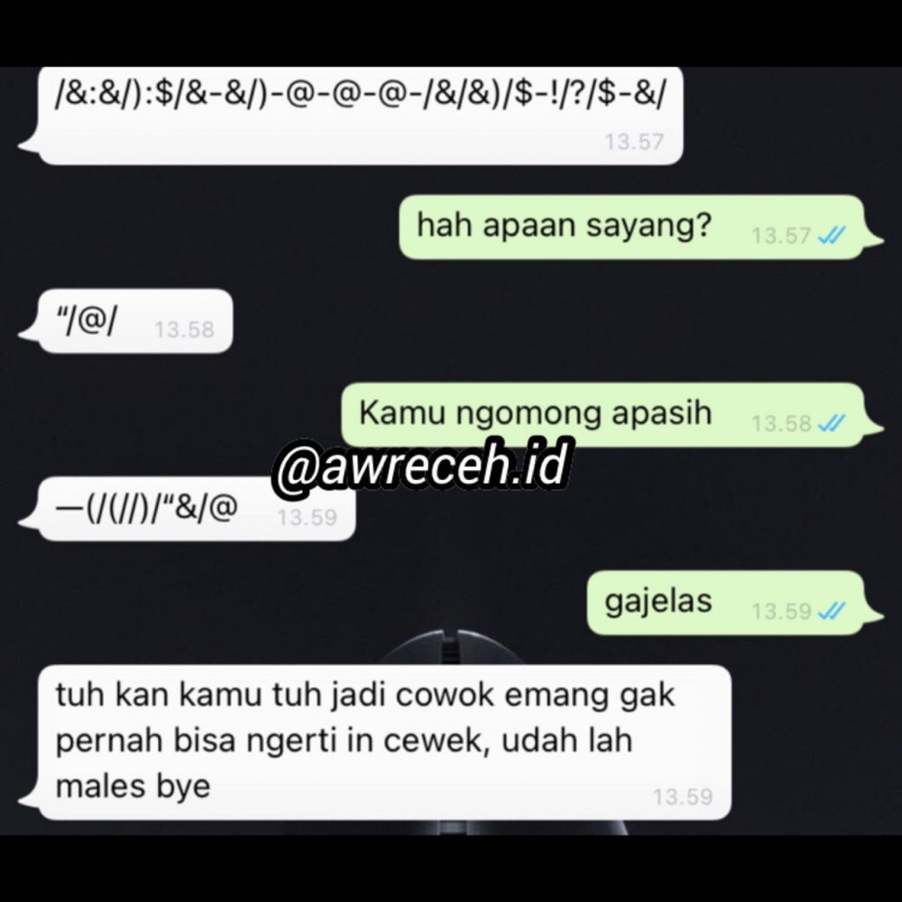 chat lucu kalau pacar ngambek © berbagai sumber chat lucu kalau pacar ngambek © berbagai sumber