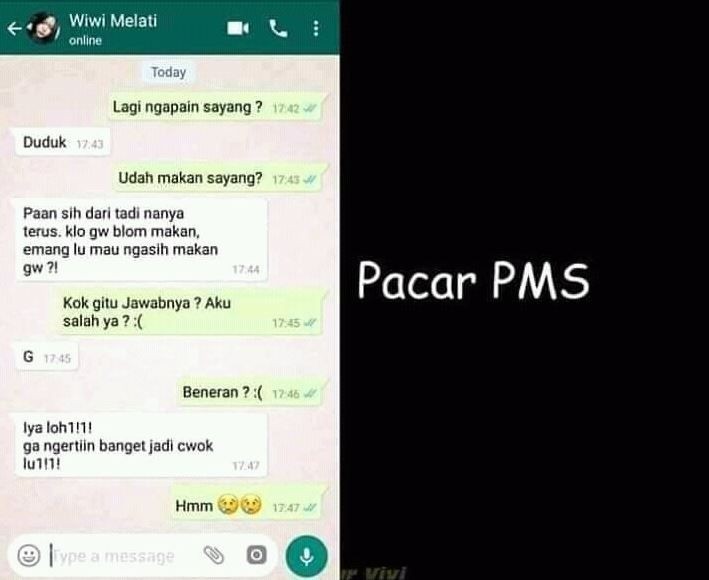 chat lucu kalau pacar ngambek © berbagai sumber chat lucu kalau pacar ngambek © berbagai sumber