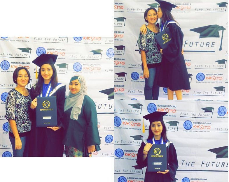 penampilan seleb di wisuda sma © instagram