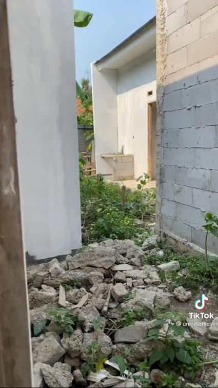 renovasi rumah mungil © TikTok/@unialfiofficial renovasi rumah mungil © TikTok/@unialfiofficial