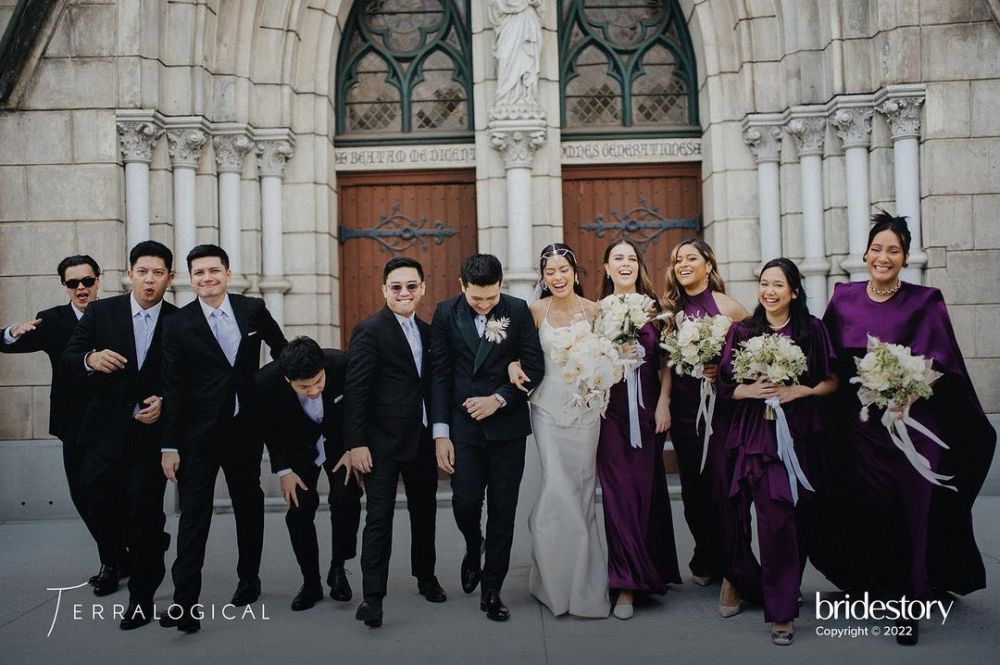 momen pernikahan eva celia dan demas © instagram