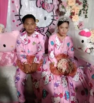Potret ide baju pengantin yang kelewat kreatif Berbagai sumber