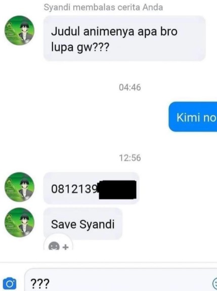 Chat kocak ngasih saran ke teman © Instagram Chat kocak ngasih saran ke teman © Instagram