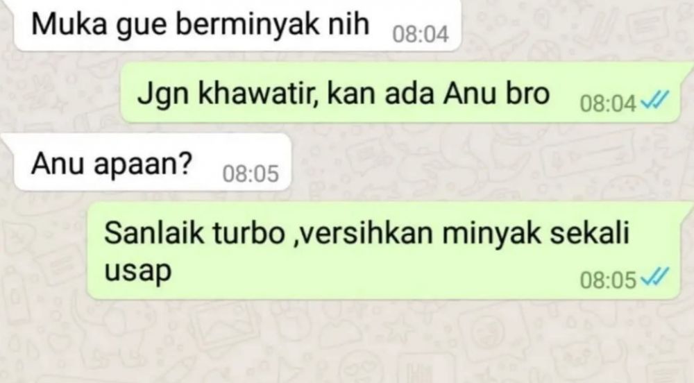 Chat kocak ngasih saran ke teman © Instagram Chat kocak ngasih saran ke teman © Instagram