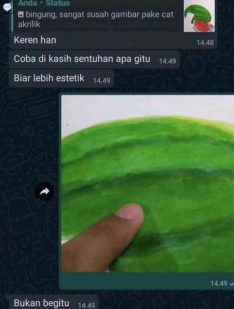 Chat kocak ngasih saran ke teman © Instagram Chat kocak ngasih saran ke teman © Instagram