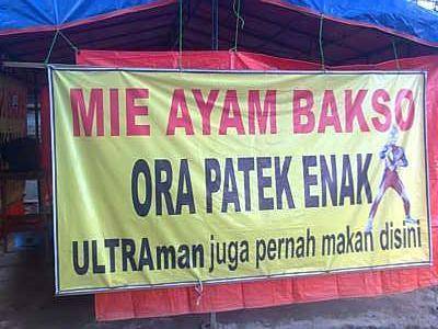 ide spanduk jualan antimainstream © Twitter ide spanduk jualan antimainstream © Twitter