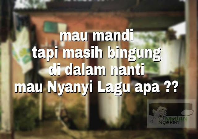 Meme alasan malas mandi Berbagai sumber