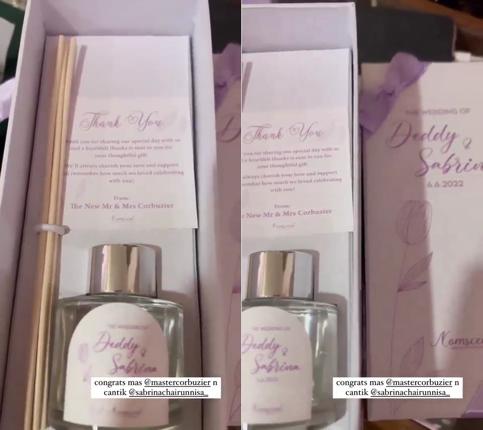 serba serbi pernikahan deddy sabrina © Instagram