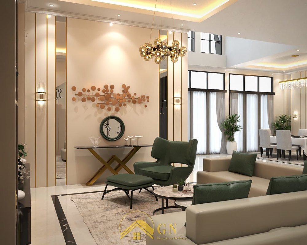 desain interior rumah Thariq Halilintar berbagai sumber