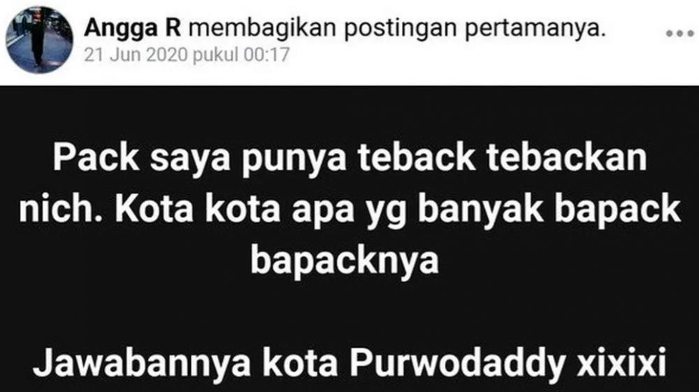 Tebak-tebakan lucu di status Facebook © berbagai sumber Tebak-tebakan lucu di status Facebook © berbagai sumber