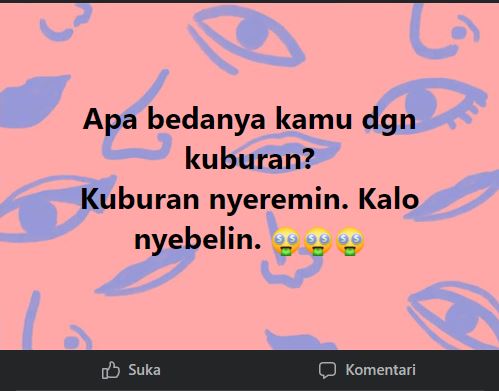 Tebak-tebakan lucu di status Facebook © berbagai sumber Tebak-tebakan lucu di status Facebook © berbagai sumber