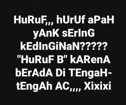 Tebak-tebakan lucu di status Facebook © berbagai sumber Tebak-tebakan lucu di status Facebook © berbagai sumber