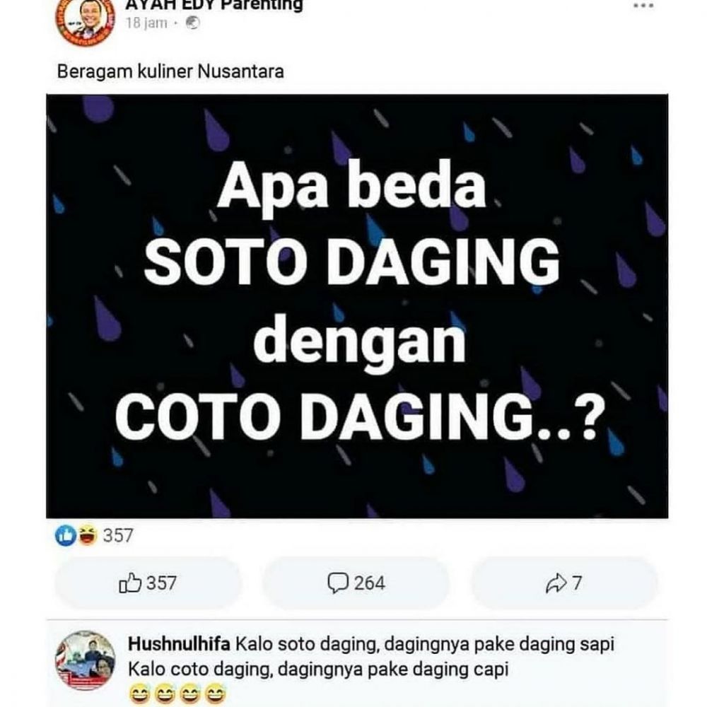 Tebak-tebakan lucu di status Facebook © berbagai sumber Tebak-tebakan lucu di status Facebook © berbagai sumber