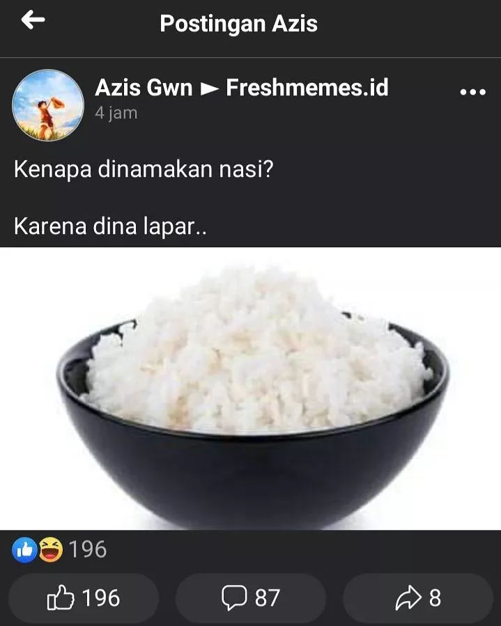 Tebak-tebakan lucu di status Facebook © berbagai sumber Tebak-tebakan lucu di status Facebook © berbagai sumber