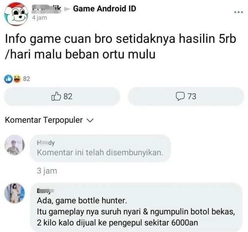 jawaban warganet di kolom komentar © Instagram jawaban warganet di kolom komentar © Instagram