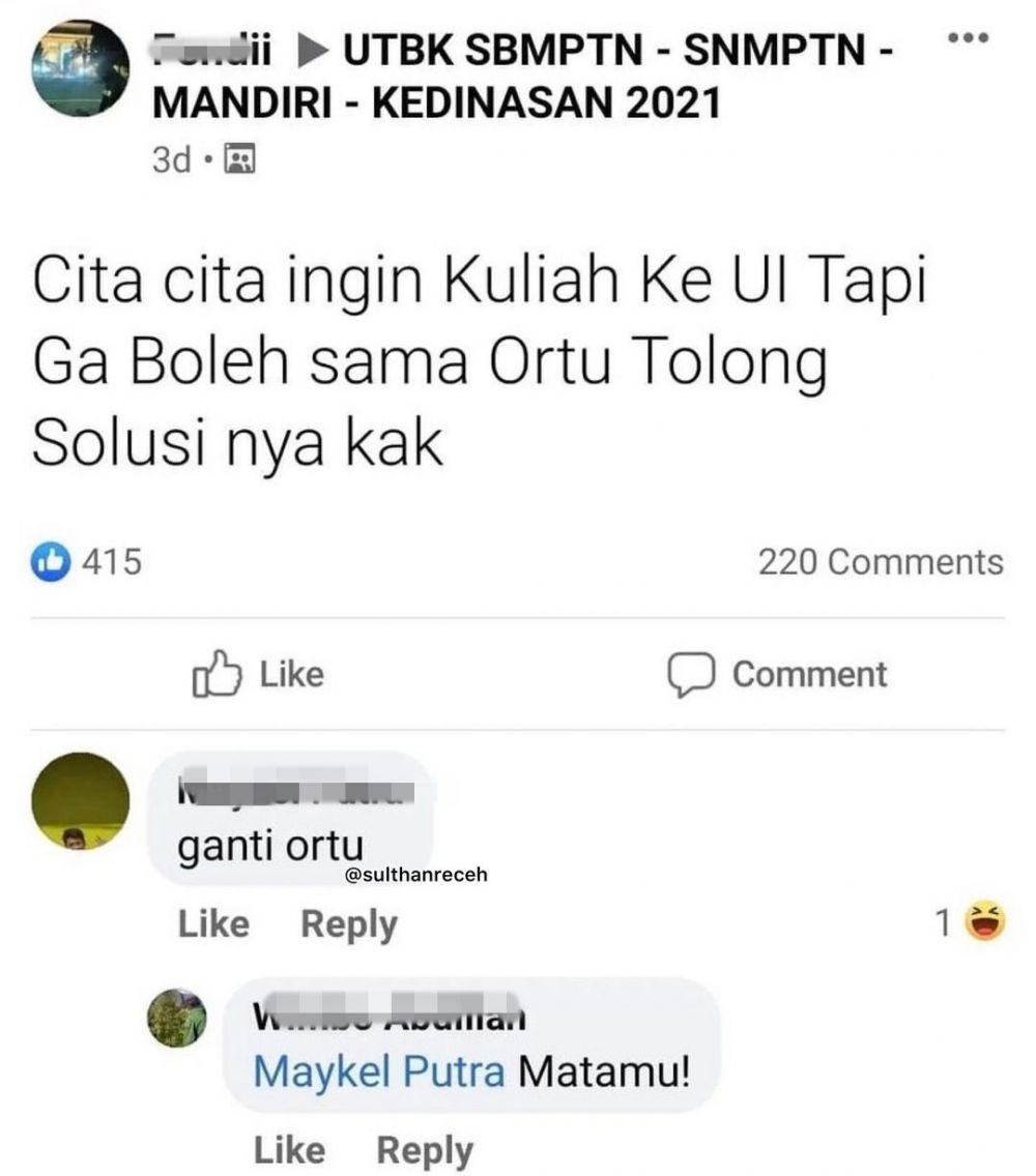 jawaban warganet di kolom komentar © Instagram jawaban warganet di kolom komentar © Instagram