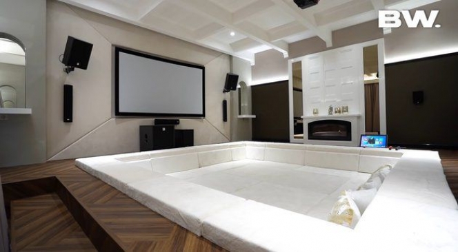 home theater bioskop rumah seleb © berbagai sumber