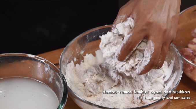 Ayam Popcorn Sambal Kecombrang