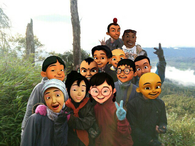 editan foto kartun upin ipin © berbagai sumber