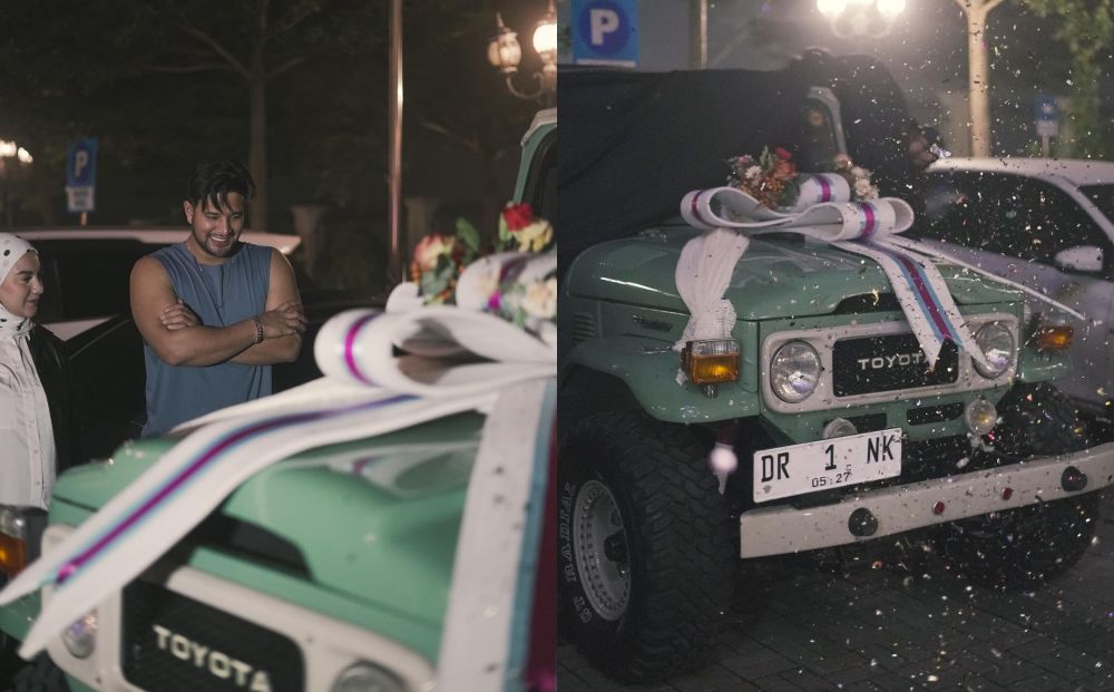 9 Momen surprise ulang tahun Ammar Zoni, dapat kado mobil klasik