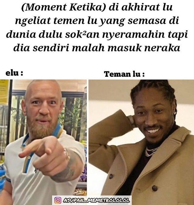 Meme kocak saat salah tingkah Berbagai sumber