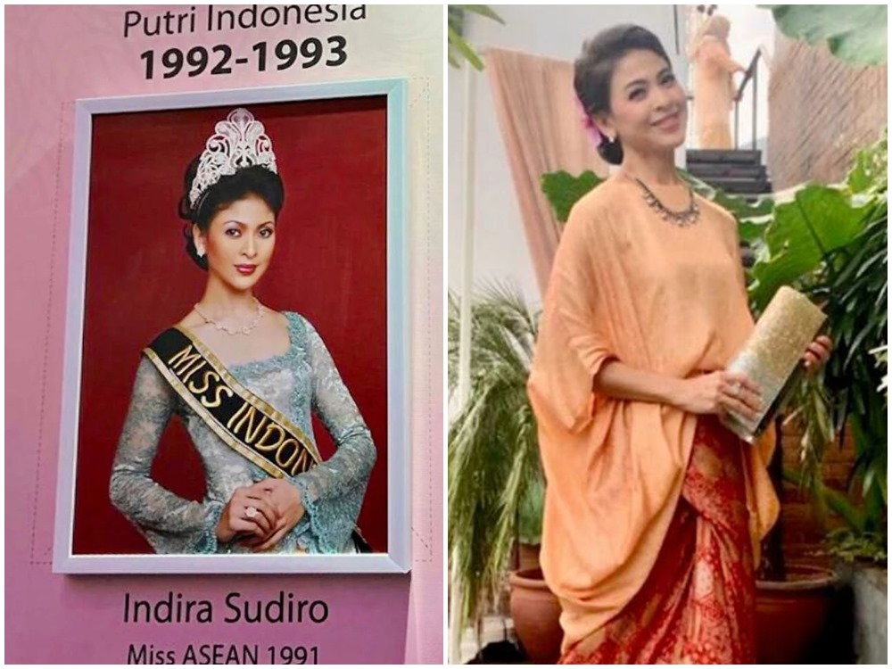 Usia 50 tahun gayanya anak muda, 11 potret dulu & kini Indira Soediro
