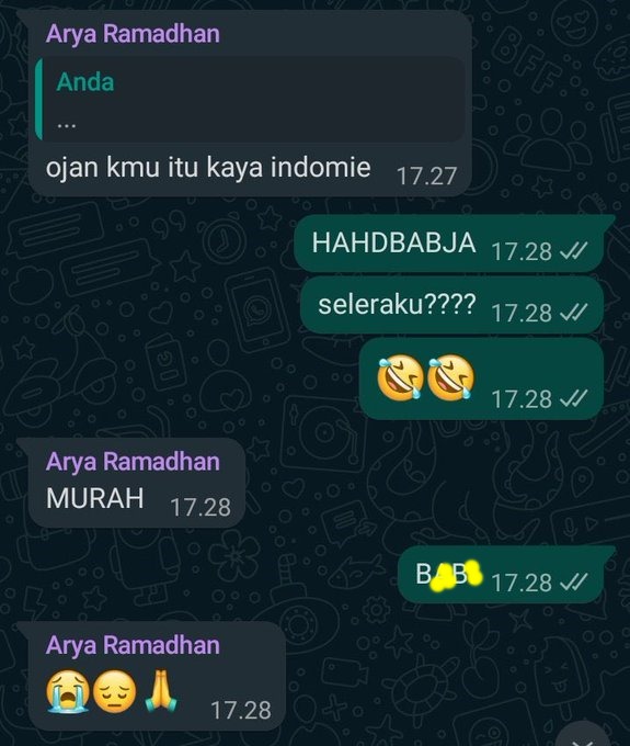chat kakak dan adik bikin ngakak © Twitter