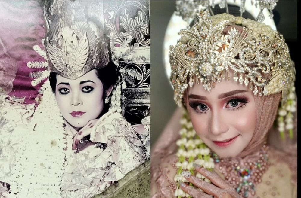 beda makeup pengantin dulu sekarang © TikTok